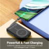 ChargAway 6-in-1 Compact Wireless Power Bank 10000mAh Fast Charge - White - Image 8
