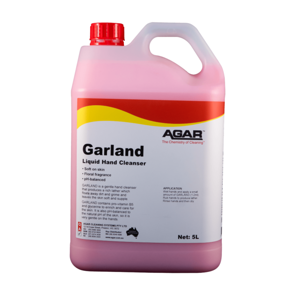 5L Agar Garland premium quality hand cleanser for use in offices, washrooms and factories