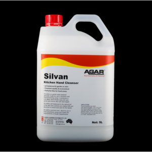 5L Agar Silvan kitchen hand cleanser for restaurants, washrooms and food factories