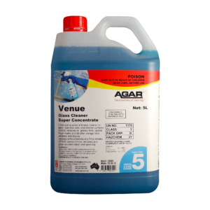 5L Agar Venue fast-acting cleaner for glass, stainless steel and chrome surfaces