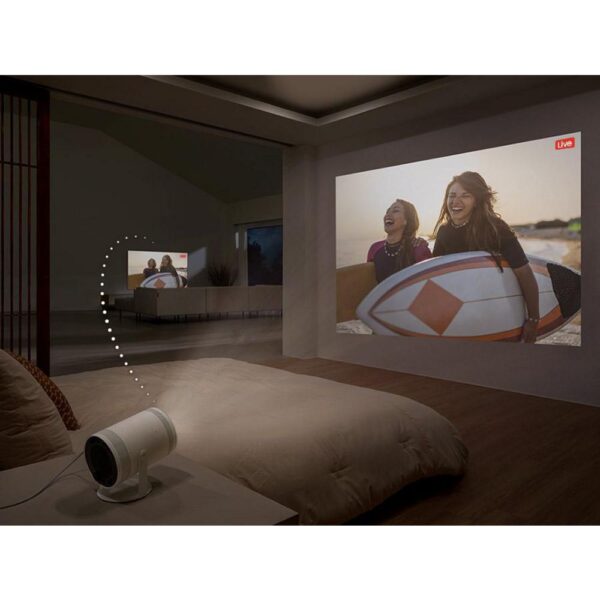 Samsung Freestyle Portable Projector 100" Screen - White - Image 7