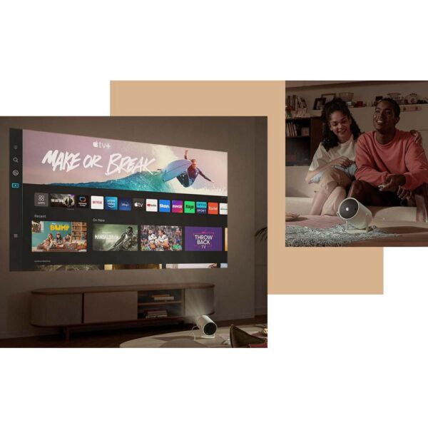Samsung Freestyle Portable Projector 100" Screen - White - Image 4