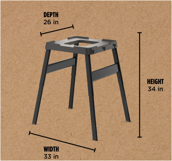 Ninja Woodfire Adjustable Outdoor Stand XSKUNVSTNDANZ - Image 3