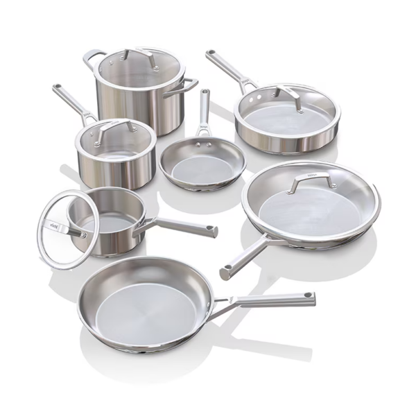 Ninja EverClad Commercial Grade Stainless Steel 7 Piece Cookware Set C99012ANZ