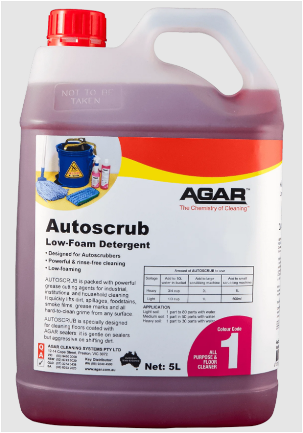 5L Agar Autoscrub All Purpose and Floor Cleaning detergent