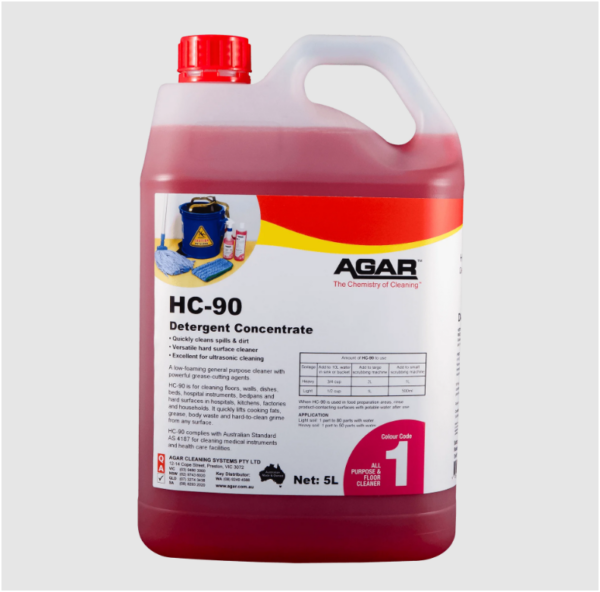 5L Agar HC-90 low-foaming general purpose cleaner