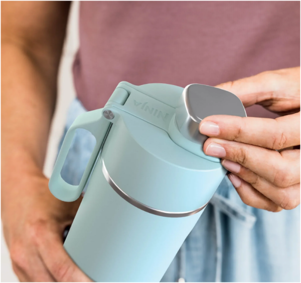 Ninja Thirsti 700ml Travel Bottle Seafoam Blue - DW2401MT - Image 2