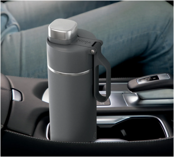 Ninja Thirsti 700ml Travel Bottle charcoal grey DW2401GY - Image 5