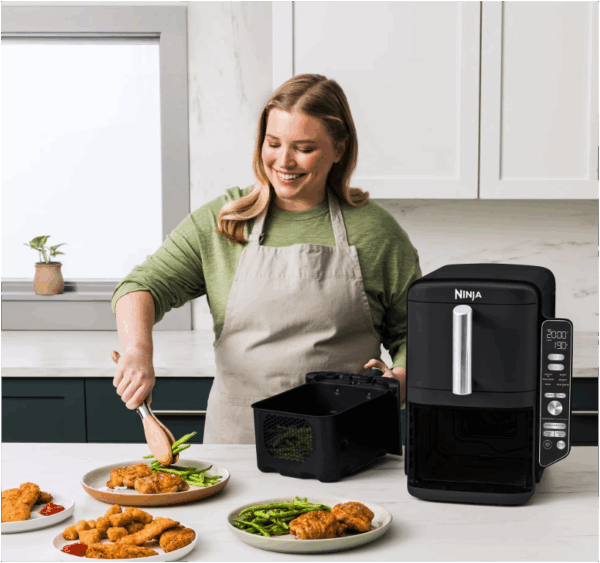 Ninja DoubleStack XXXL 9.5L 2 Drawer Air Fryer SL400 - Image 6