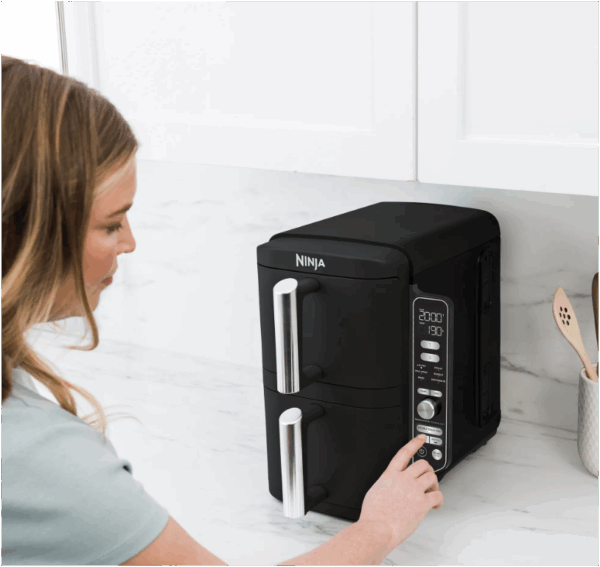 Ninja DoubleStack XXXL 9.5L 2 Drawer Air Fryer SL400 - Image 4