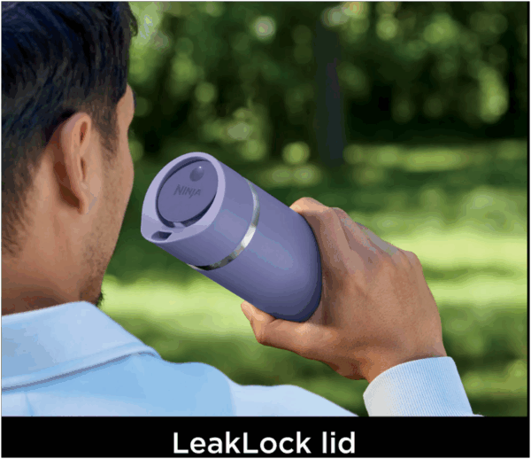 Ninja Sip Perfect 354ml Insulated Travel Bottle Wisteria Purple - Image 3