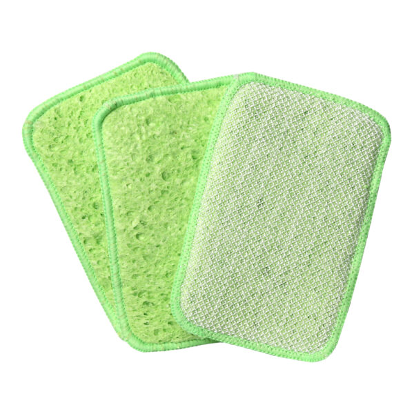 3(pk) Sabco Duex Scrub & Wipe Kitchen Sponge - Image 3