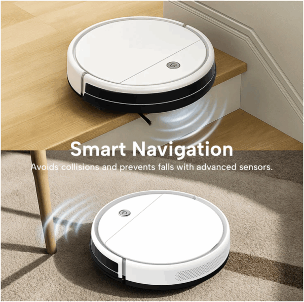 KRAPOF Slim Robo Vac Super Quiet Robotic Vacuum Cleaner - Image 2