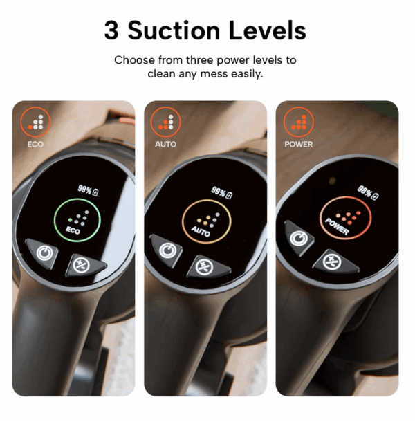 KRAPOF Auto Clean Power Q3 Stick Vacuum with Self-Emptying System - Image 5