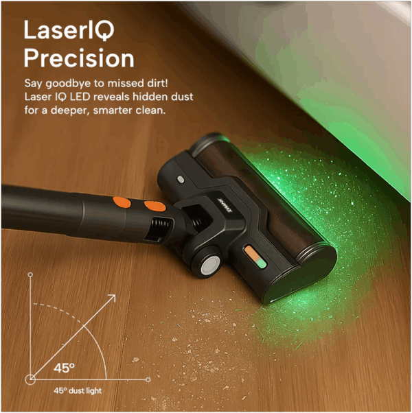 KRAPOF Auto Clean Power Q3 Stick Vacuum with Self-Emptying System - Image 4