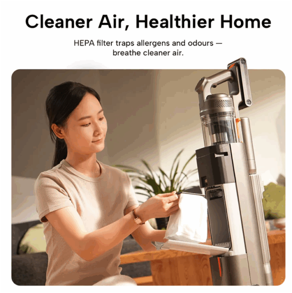 KRAPOF Auto Clean Power Q3 Stick Vacuum with Self-Emptying System - Image 6