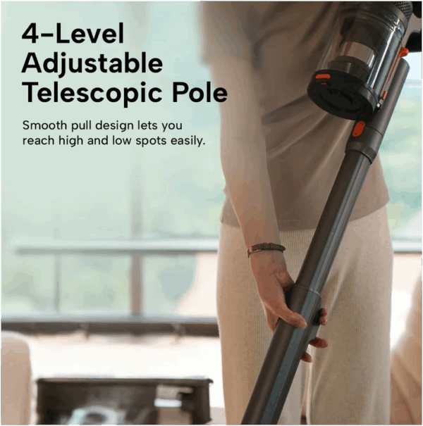 KRAPOF Auto Clean Power Q3 Stick Vacuum with Self-Emptying System - Image 8