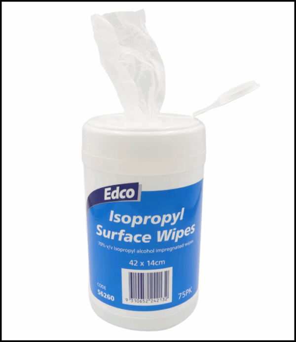 Edco Isopropyl Surface Wipes - Image 3