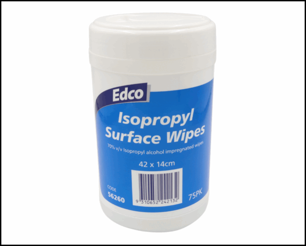 Edco Isopropyl Surface Wipes
