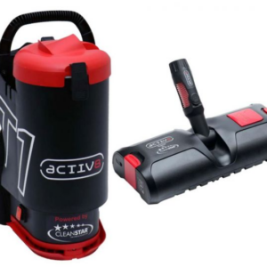 Ghibli T1 Backpack Vacuum Cleaner Version 3 with ACTIV8 Battery Powered Vacuum Head and Cordless Sweeper (T1v3-ACTIV8)