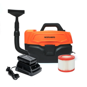 Work Hero Tradie Wet and Dry Portable Vacuum cleaner with Blower Function