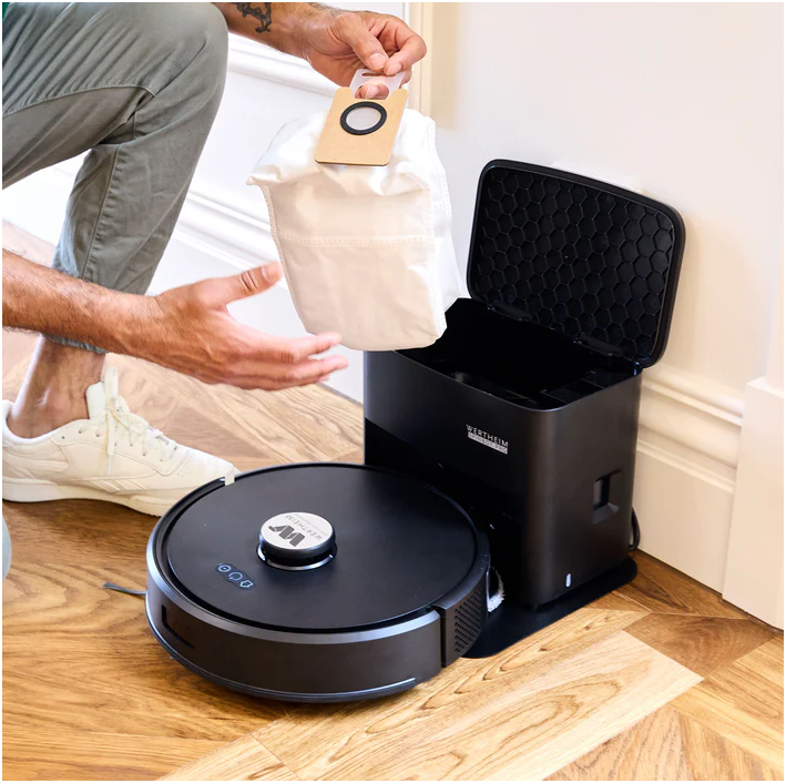 Wertheim SpinBot Pro Robot Vacuum Cleaner with Auto Empty Station
