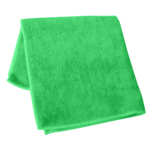 10(pk) Sabco Premium Microfibre Cloths UltraClean-Green