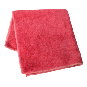 10(pk) Sabco Premium Microfibre Cloths UltraClean-Red