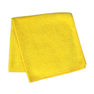 10(pk) Sabco Premium Microfibre Cloths UltraClean-Yellow