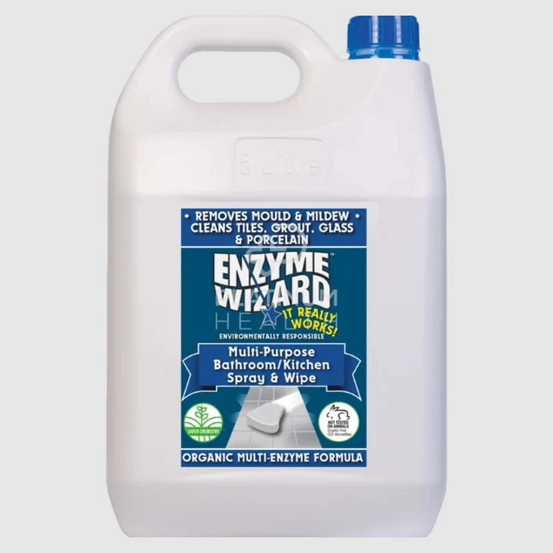 Enzyme Wizard Multi-Purpose Bathroom Kitchen Spray and Wipe 5L