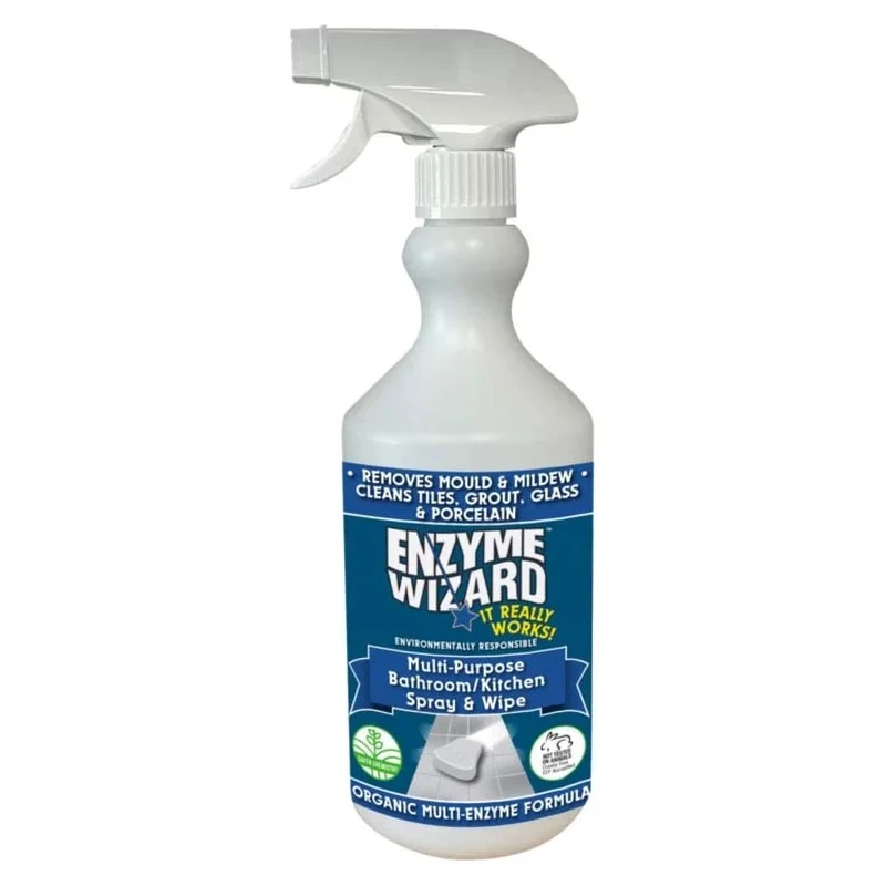 Enzyme Wizard Multi-Purpose Bathroom Kitchen Spray and Wipe 750ML