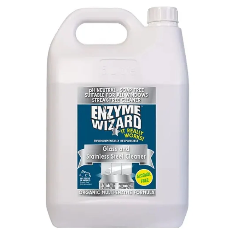 Enzyme wizard Glass and Stainless Steel Cleaner Enzyme Wizard 5L