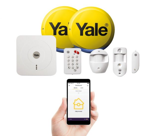 Yale Smart Phone Wireless Alarm DIY Kit - Easy Fit Smart Home Alarm & View Kit