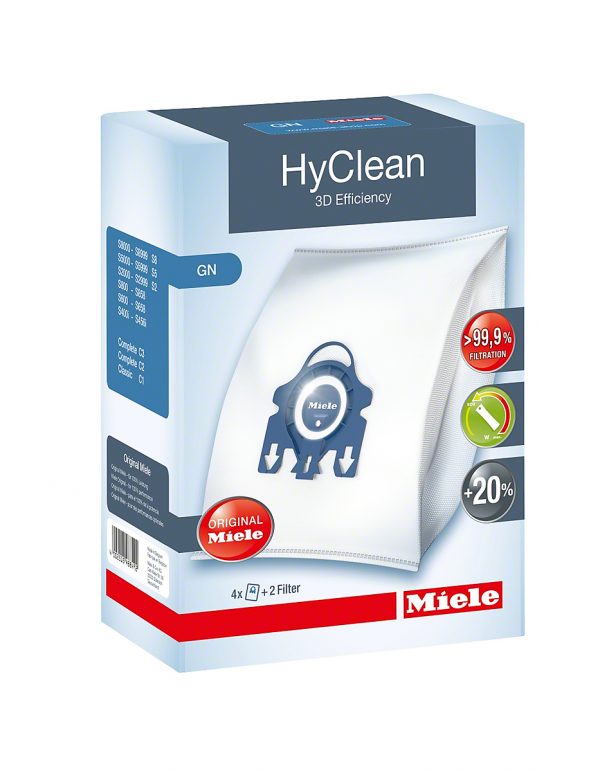 Miele C3 Vacuum Cleaner Bags - GN HyClean 3D Efficiency Dust Bags