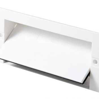 KITVAC, KITCHEN KICKER POINT FOR DUCTED VACUUM SYSTEM WHITE (VACPAN, VACUSWEEP)