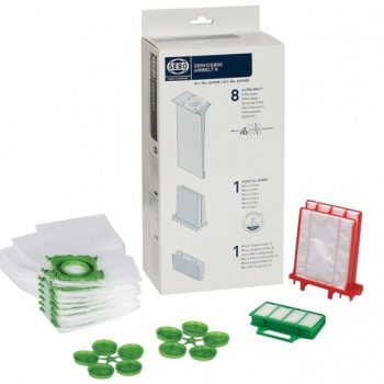 SEBO K Series Service Kit - 8 Bags + 1 Hospital Grade Micro Filter + 1 Exhaust Filter
