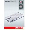 Miele S4000..S4999 Vacuum Cleaner SF-HA50 HEPA AirClean Filter - Genuine