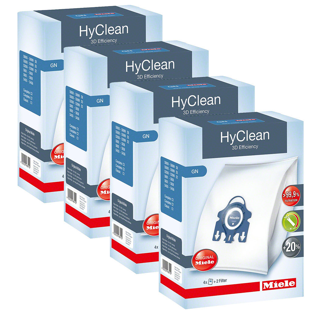 Replacement for Miele GN HyClean 3D Efficiency Dust Bags ,Fit For