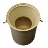 ORIGINAL ELECTRON, EVS 2808 PLASTIC BUCKET WITH SIDE LATCH / CLIP