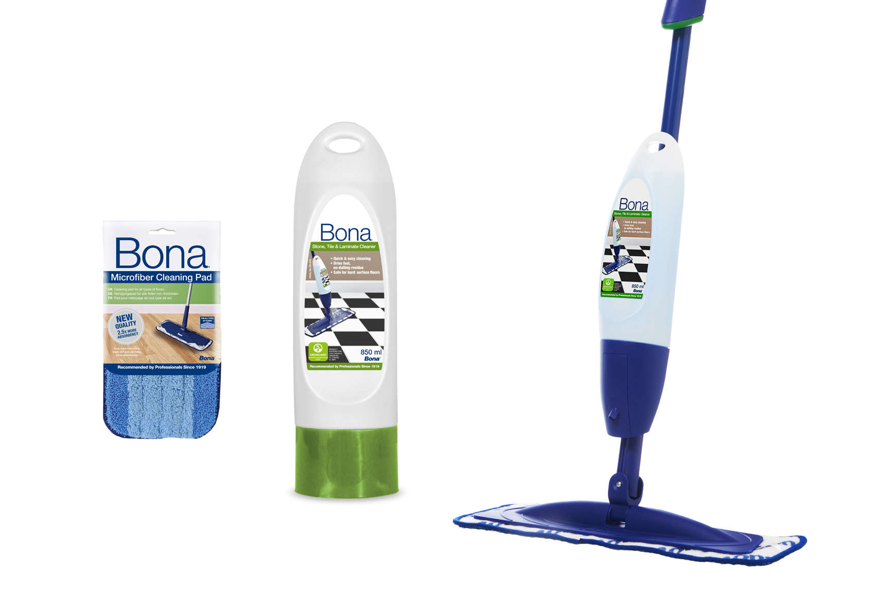 BONA REFILL FOR TILE FLOOR SPRAY MOP SYSTEM 850mL Vac City