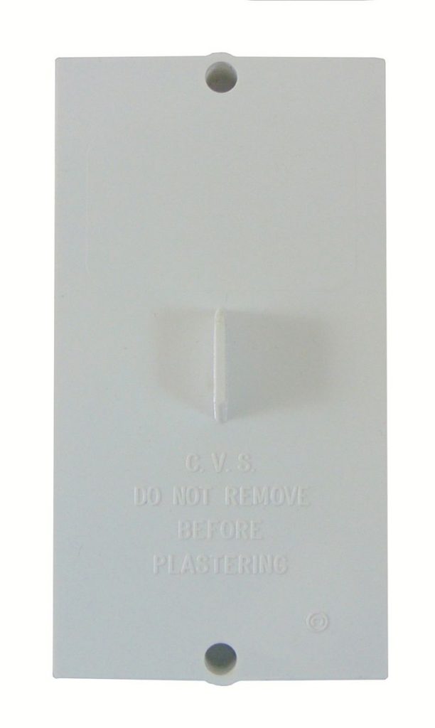 Ducted Vacuum Cleaner Wall Mounting Plate Plaster Guard DIY