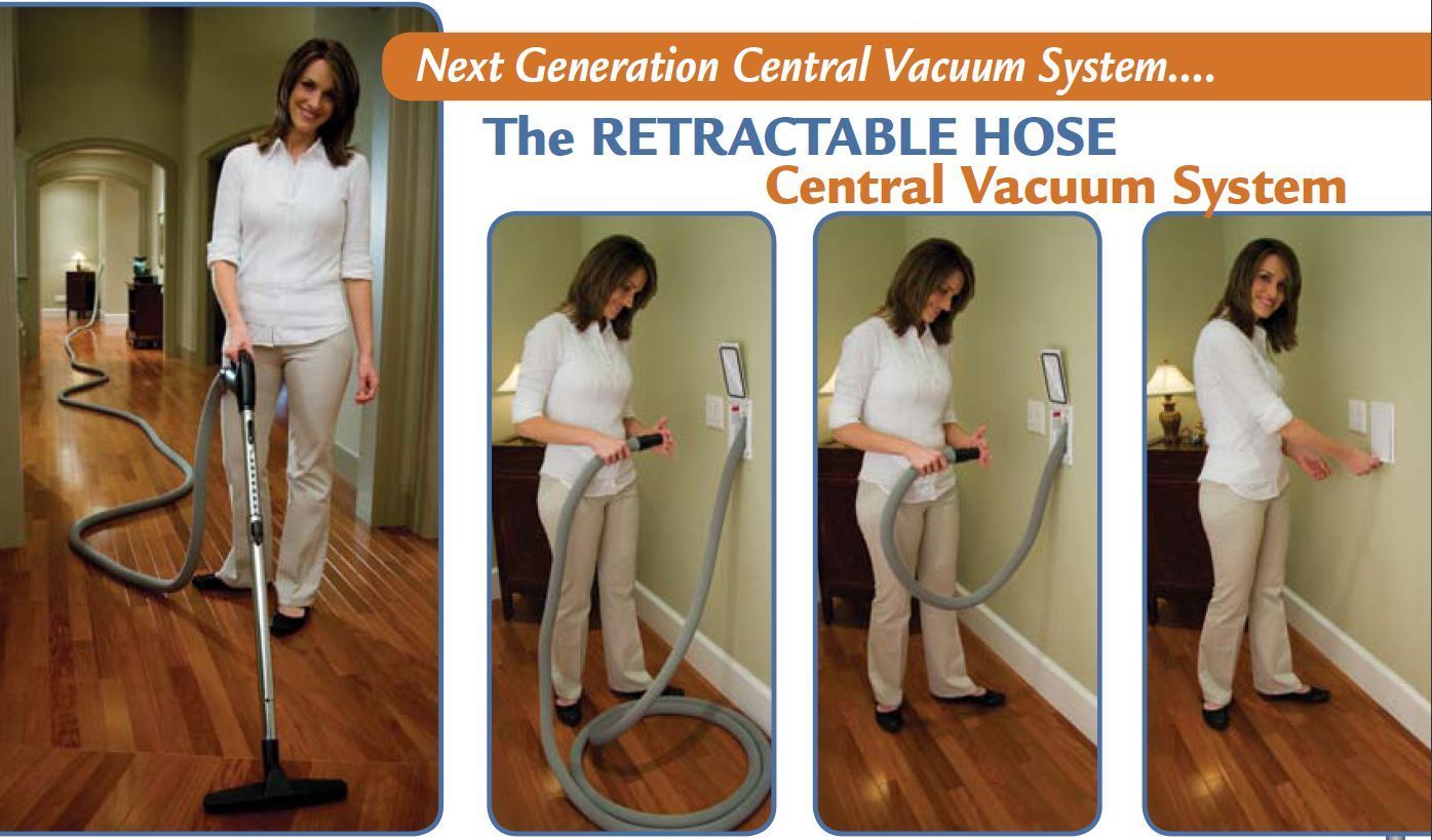 Ducted Vacuum Hose Retracting Hose Reel 